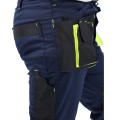 Spodnie robocze do pasa stretch 250 granatowe