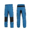 Spodnie robocze CXS stretch niebiesko - czarne