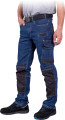 Spodnie robocze męskie jeans niebieskie 303