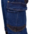 Spodnie robocze męskie jeans niebieskie 303