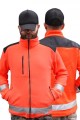 Polar męski roboczy czerwony fluo