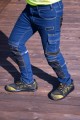 Spodnie robocze męskie jeans niebieskie 303