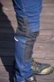 Spodnie robocze męskie jeans niebieskie 303
