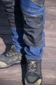 Spodnie robocze męskie jeans niebieskie 303