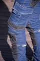 Spodnie robocze męskie jeans niebieskie 303