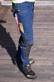 Spodnie robocze męskie jeans niebieskie 303