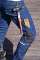 Spodnie robocze męskie jeans niebieskie 303