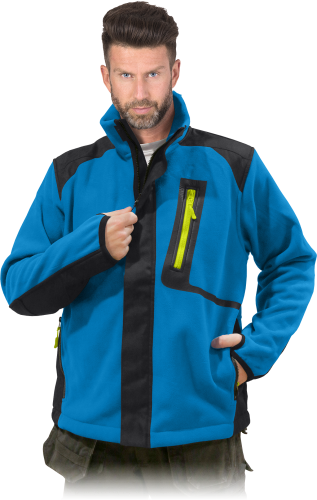 BLUZA OCHRONNA Z POLARU COLORADO niebiesko-czarna