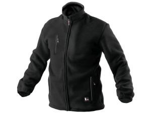 Bluza polar męska bardzo ciepła 450g/ m2 kolor czarny 