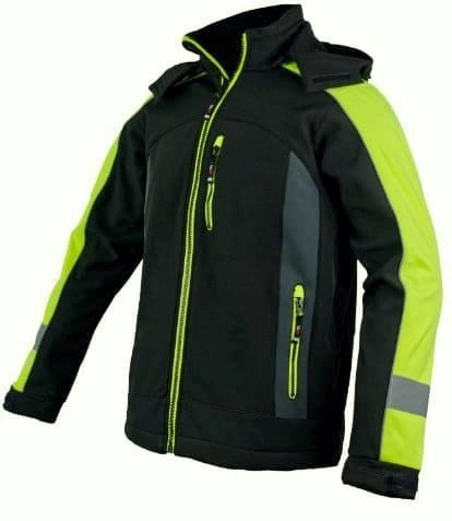 Kurtka robocza softshell ODBLASKOWA ostrzegawcza