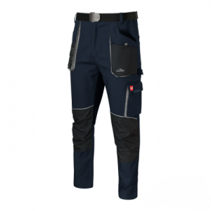 Spodnie robocze do pasa stretch slim granatowe classic 