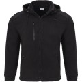 Polar z kapturem gruby 360 g kolor czarno czarny