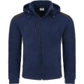 Polar kapturem gruby 360 g kolor granatowo czarny