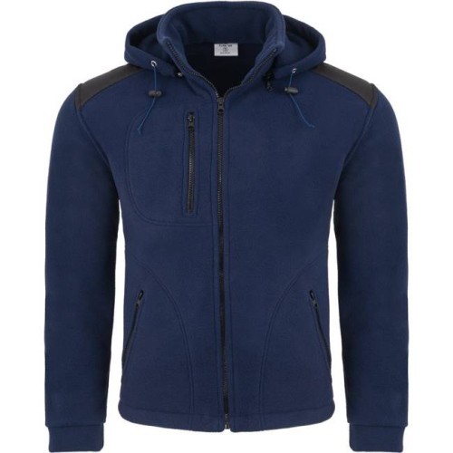 Polar kapturem gruby 360 g kolor granatowo czarny