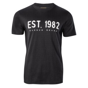 Koszulka T-shirt bawełniana kolor czarny męska 