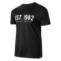 Koszulka T-shirt bawełniana kolor czarny męska 