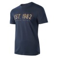 Koszulka T-shirt bawełniana kolor granat męska 