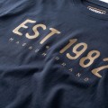 Koszulka T-shirt bawełniana kolor granat męska 