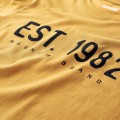 Koszulka T-shirt bawełniana kolor MUSTARD męska  