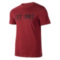 Koszulka T-shirt bawełniana kolor BORDO męska  