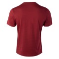 Koszulka T-shirt bawełniana kolor BORDO męska  