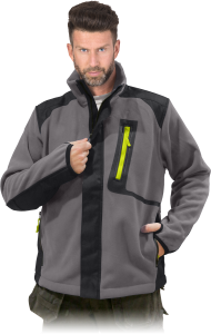 BLUZA OCHRONNA Z POLARU COLORADO szaro-czarna