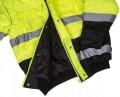 Kurtka ostrzegawcza ocieplana żółta SHORT-B YELLOW
