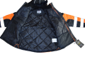 KURTKA ODBLASKOWA  MĘSKA OCIEPLANA POMARAŃCZOWA 