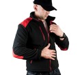 Polar męski roboczy czarno-czerwony